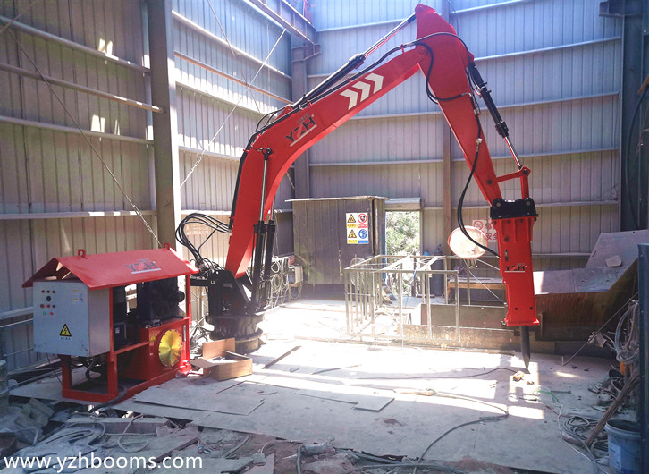 Congratulations to YZH For Successfully Delivering A Fixed Pedestal Boom System-1