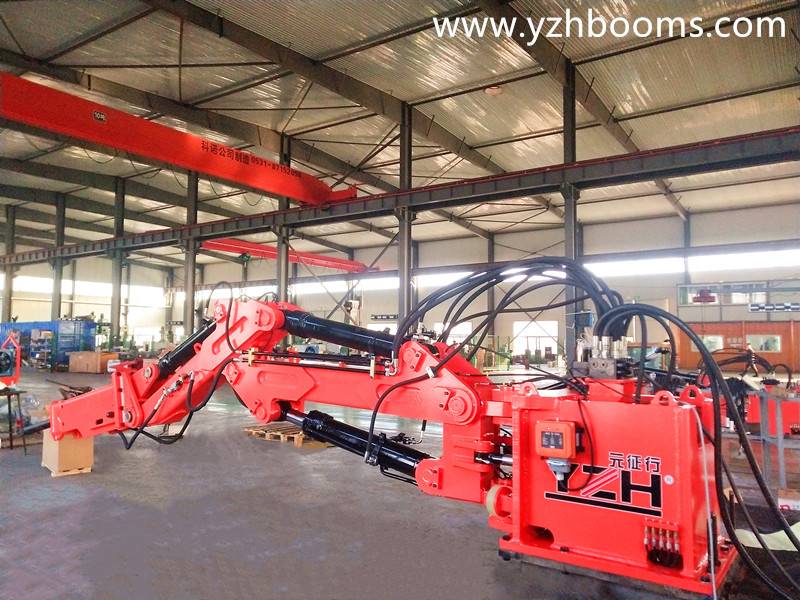 Rockbreaker Boom System Met The Testing Requirements Of YZH Factory-2
