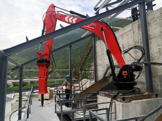 pedestal boom system