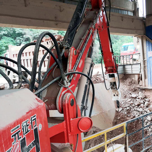 YZH Fixed Boom Rock Breaker System with Radio Remote Control System