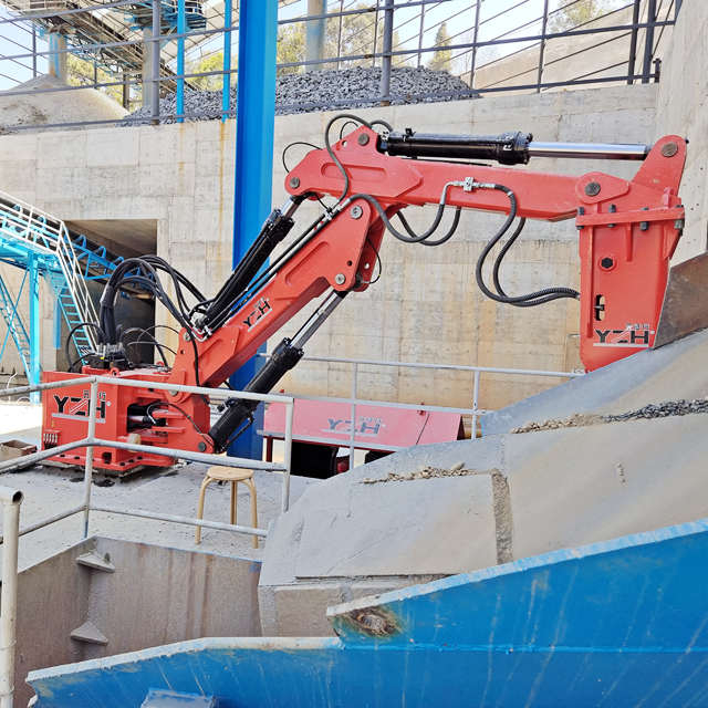 YZH Stationary Rock Breaker Boom for Crusher Cavity