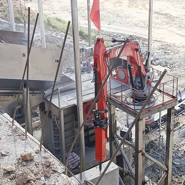 YZH Fixed Rockbreaker System with Powerful Crushing Capacity