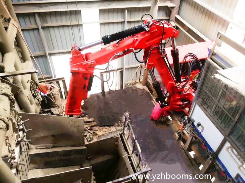 Guangxi Aggregate Factory Reordered Three More Sets Of Pedestal Rockbreaker Boom System
