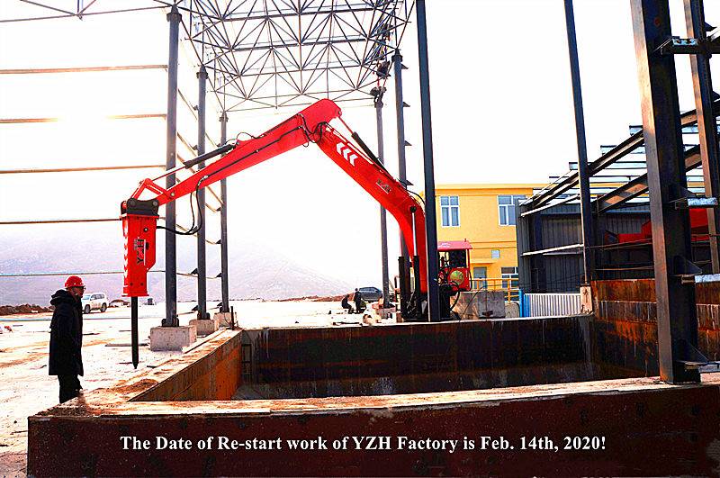 Work Adjustment Notice Of Jinan YZH Machinery Equipment Company!-1