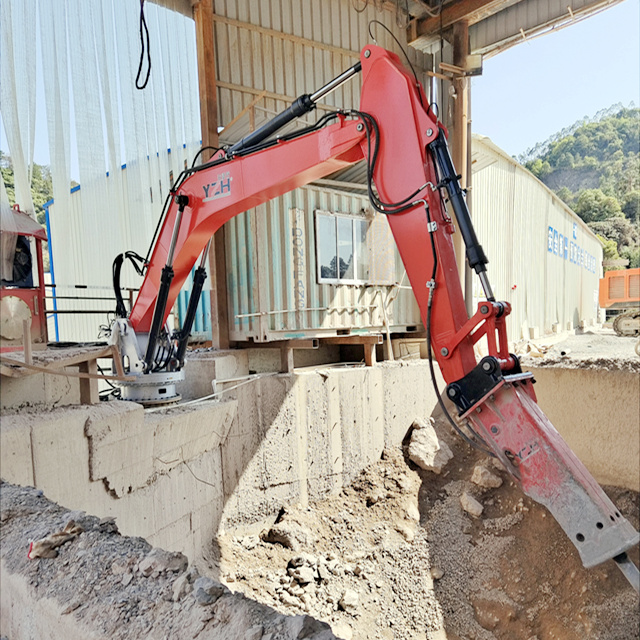 YZH Fixed Rockbreakers with Powerful Hydraulic System