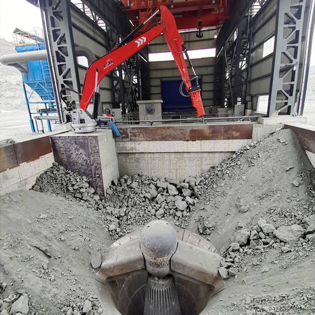 YZH Stationary Pedestal Rock Breaker Boom System for Gyratory Crusher