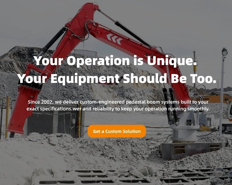 YZH Rockbreaker Boom Systems