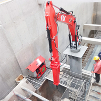 China YZH Brand Stationary Pedestal Boom Mounted Rockbreaker