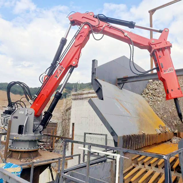 YZH BH Series Pedestal Rockbreaker Boom System for Efficiently Crushing