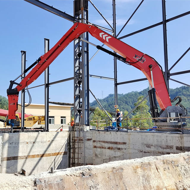 China Crusher-Mounted Pedestal Boom Rock Breaker System