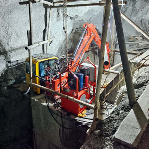 YZH B Series Stationary Rockbreaker System in Underground Environment