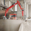 YZH Stationary Pedestal Rockbreaker Boom System Mounted at Gyratory Crusher Cavity