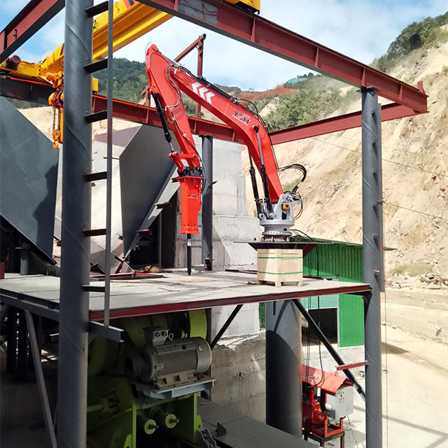 YZH Crusher-Mounted Stationary Hydraulic Manipulator