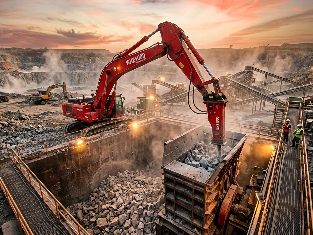 Fornecendo o WHE1000 para uma opera&ccedil;&atilde;o de processamento agregado na &Iacute;ndia