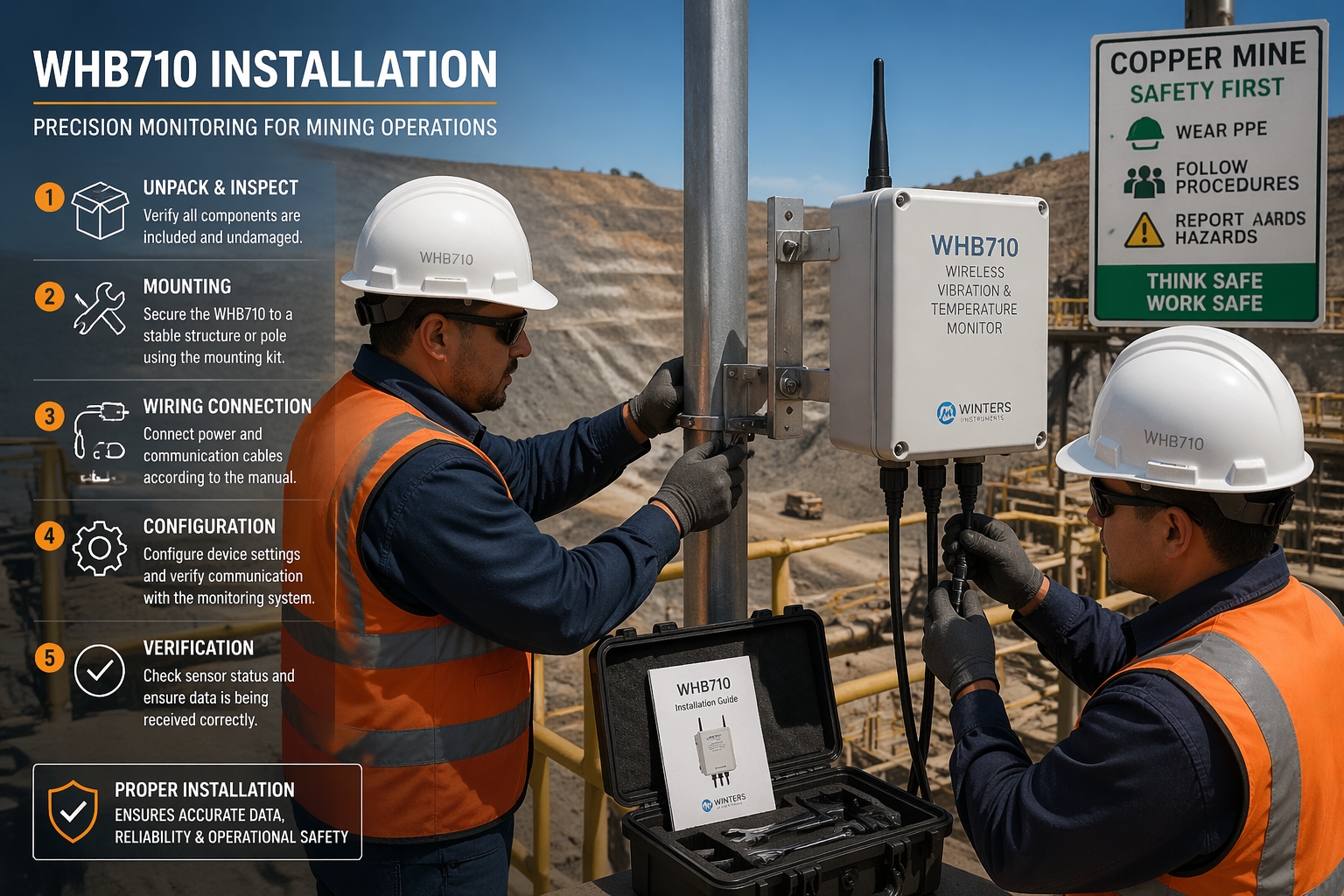 WHB710 Fixed Rockbreaker Boom for Copper Mining in Ghana